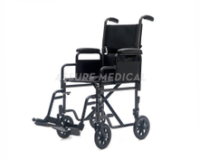 YJ-BL05 Steel transit wheelchair, detachable arm