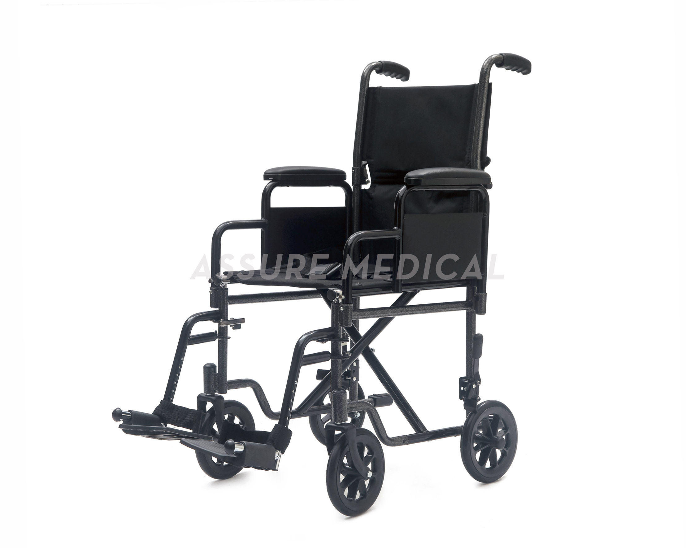 YJ-BL05 Steel transit wheelchair, detachable arm