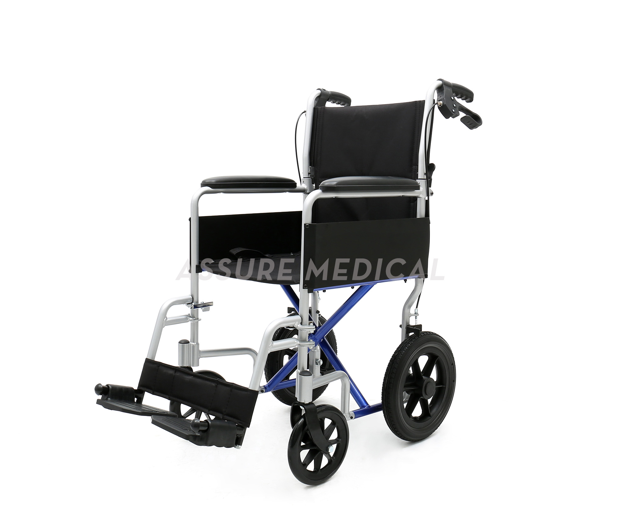 AL-BL03E Aluminum Light Weight Transport Wheelchair with hand brake