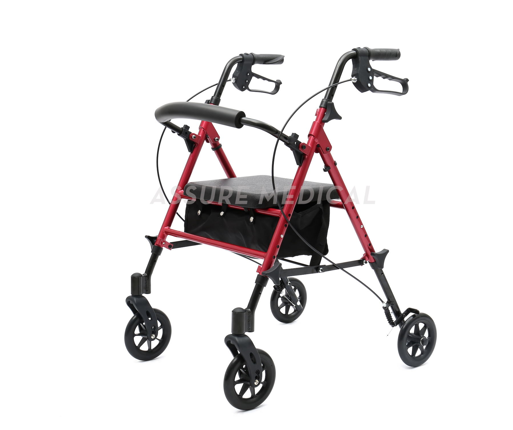 Aluminum Rollator, adjustable seat height (AL-4200C)